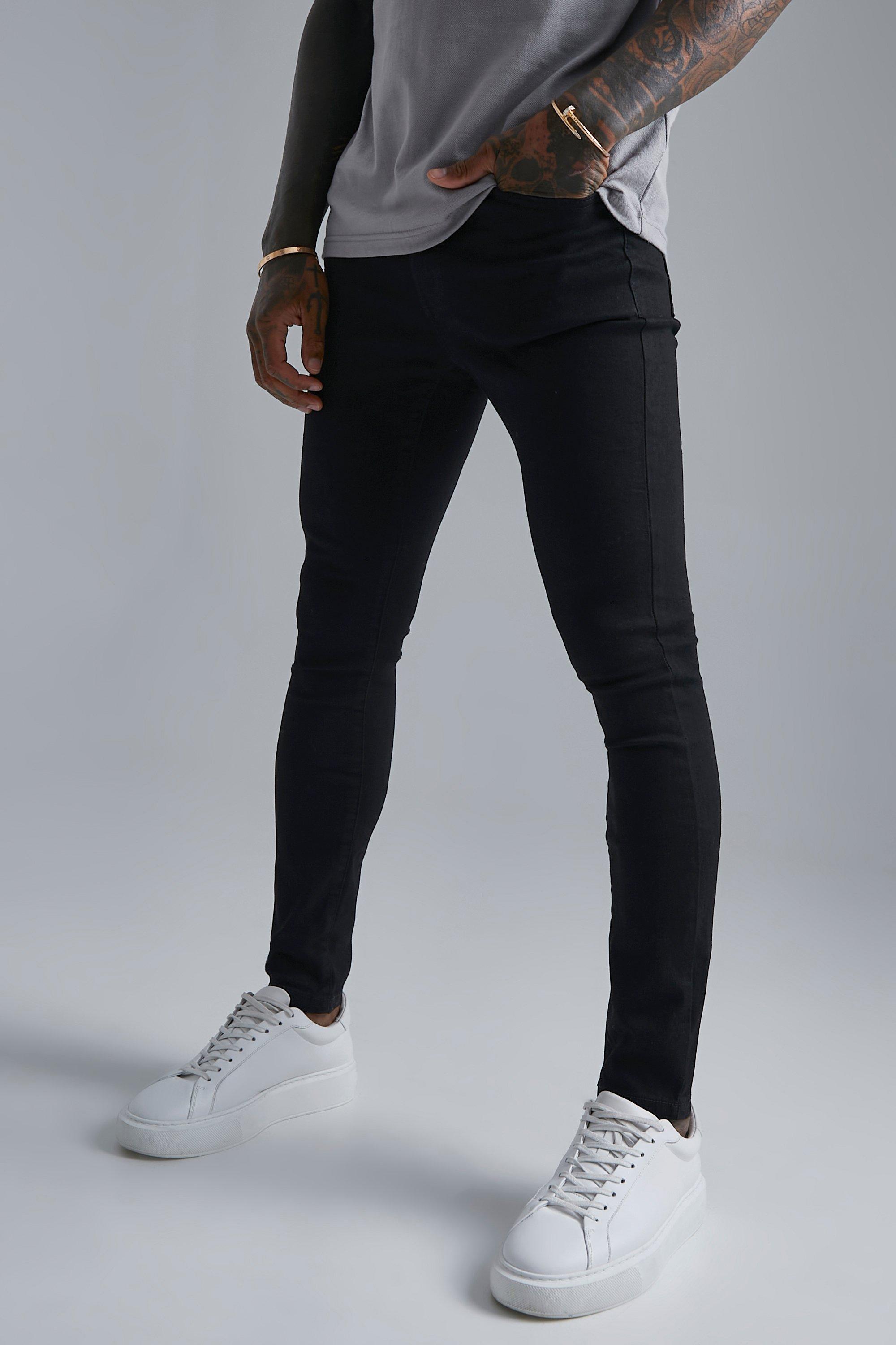 Super skinny store jeans mens black